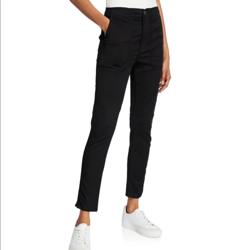 Joie Andira Patch-Pocket Ankle Pants 26